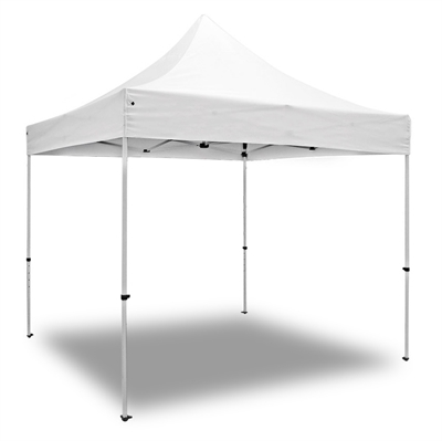 Weißes Werbepavillon ohne Druck - 3x3 Meter 