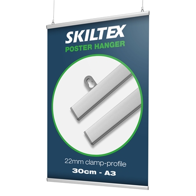 Posterleisten A3 - 30 cm | 22mm Klemmprofil
