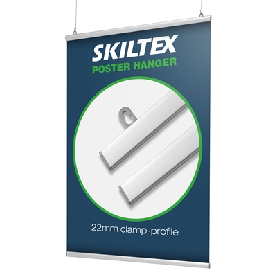 Posterleisten mit 22mm Klemmprofil