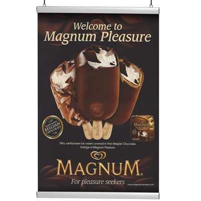 Posterleisten 150 cm | 22mm Klemmprofil