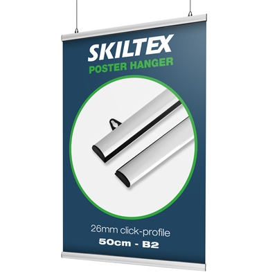 Klemmschiene B2 - 50 cm | 26mm Klickprofil