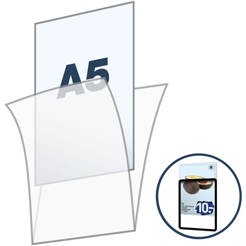 Plakattasche für Biz Kunststoffrahmen - A5