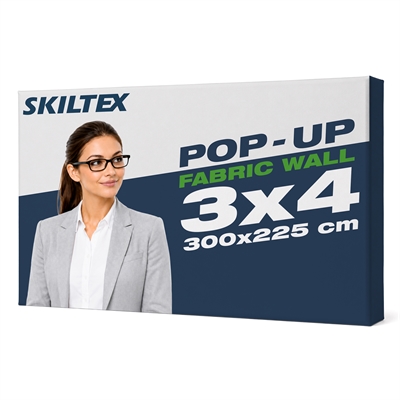Pop-Up Wall Fabric 3x4 Faltwand - 300x225 cm - Inkl. Druck