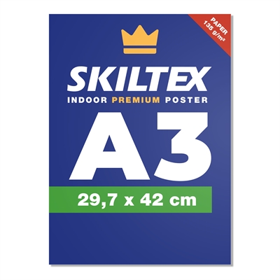 Premium Indoor-Plakat mit eigenem Druck - A3