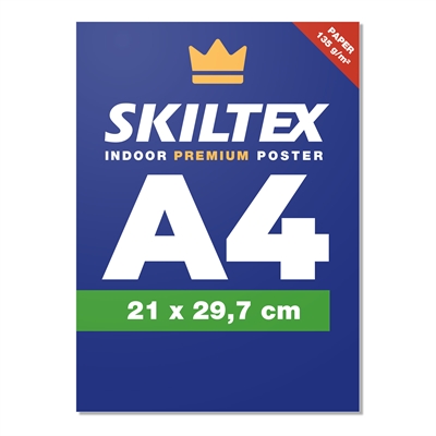 Premium Indoor-Plakat mit eigenem Druck - A4