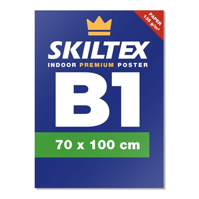Premium Indoor-Plakat mit eigenem Druck - B1- 70x100 cm