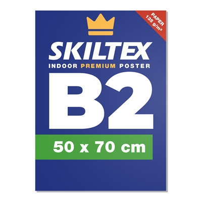 Premium Indoor-Plakat mit eigenem Druck - B2 - 50x70 cm
