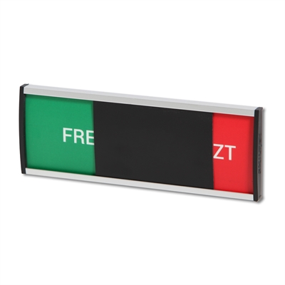 Premium Frei Besetzt Schild mit Text - 52x148mm