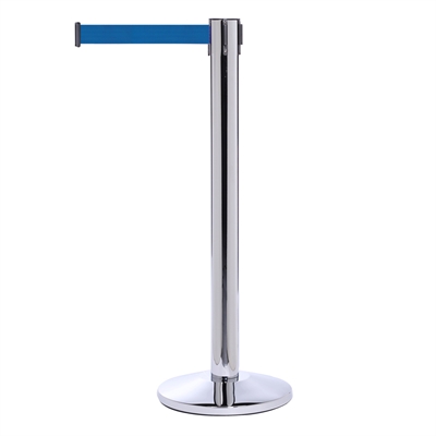 QueuePro Absperrständer - 500 cm - Blau Gurtband