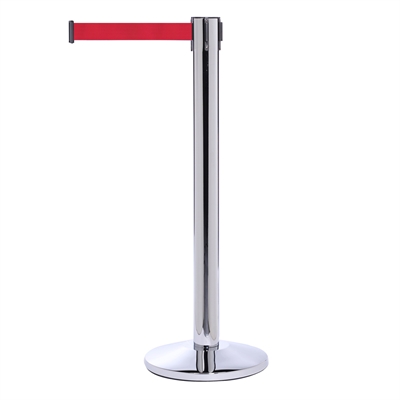 QueuePro Absperrständer - 500 cm - Rot Gurtband