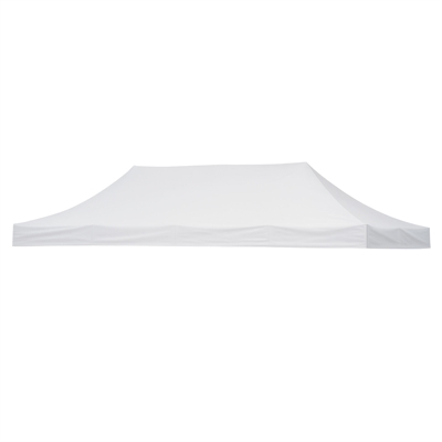Werbezelt Dach - Weiß - 3x6 Meter - Ohne Druck