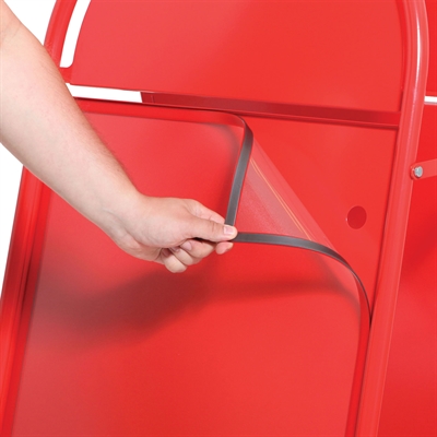 Rot Magnet-Schutzfolie für Kundenstopper - 53x73 cm