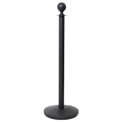 RopePro Ball Kordelständer / Personenleitsystem - Schwarz