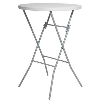 Runder Stehtisch / Klapptisch - Ø80 x 110 cm