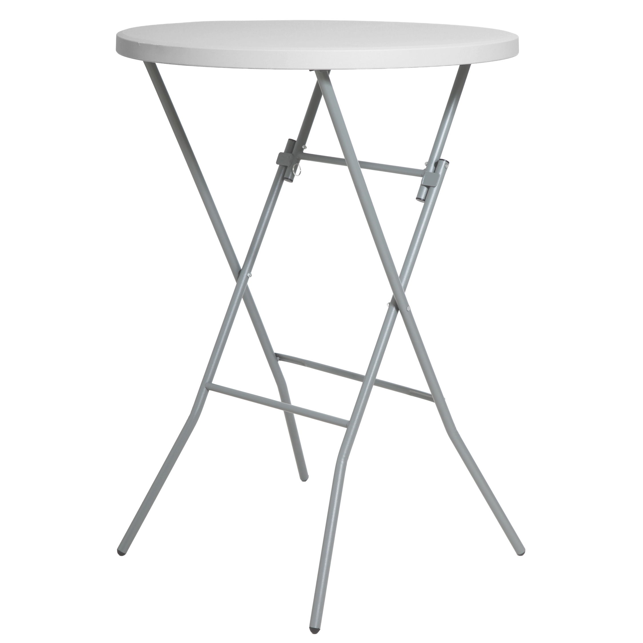 Runder Stehtisch / Klapptisch - Ø80 x 110 cm