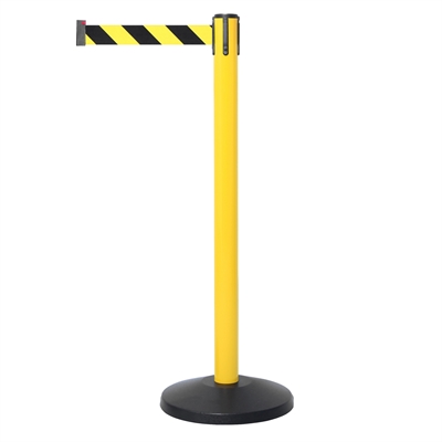 SafetyMaster Absperrständer - Gelb / Schwarz Gurtband
