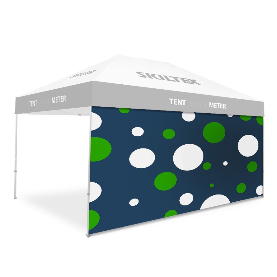 Seitenwand mit Druck - 450 cm - Druck nur auf der Innenseite