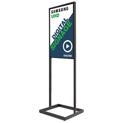 Sky Totem Digitale Infostele mit 43"-Bildschirm - Schwarz