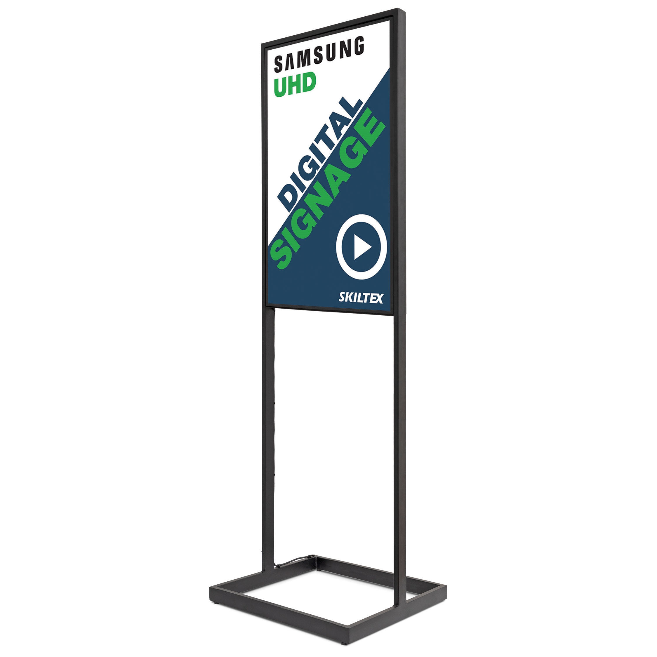 Sky Totem Digitale Infostele mit 43"-Bildschirm - Schwarz