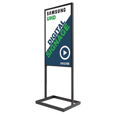 Sky Totem Digitale Infostele mit 55"-Bildschirm - Schwarz