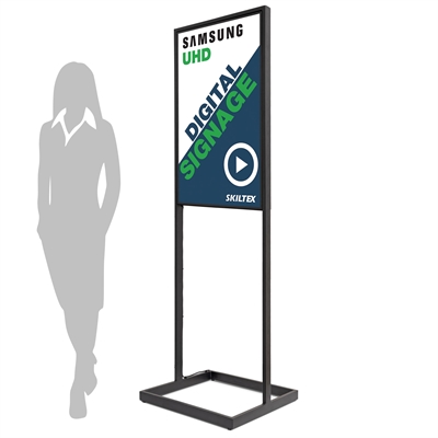 Sky Totem Digitale Infostele mit 43"-Bildschirm - Schwarz