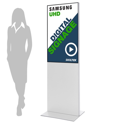 Smart-Line Totem Digitale Infostele mit 43" Display - Weiß