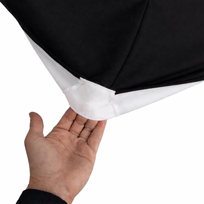 Husse für Stehtisch Ø80 cm - Schwarz