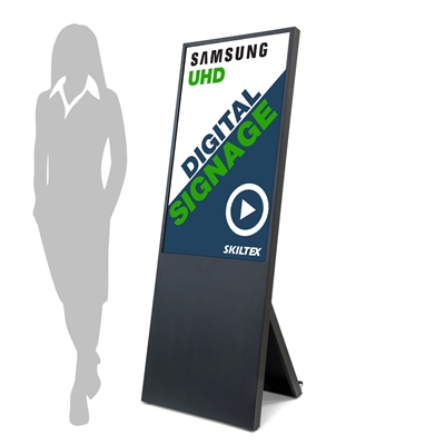 Spectrum Digitaler Kundenstopper mit 43" Display - Schwarz