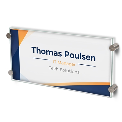 Stando Glasschild - 15x30 cm