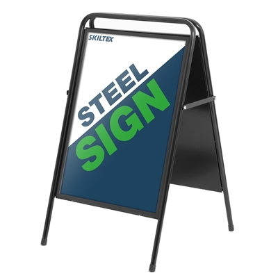 SteelSign Schwarz Plakatständer - 50x70 cm