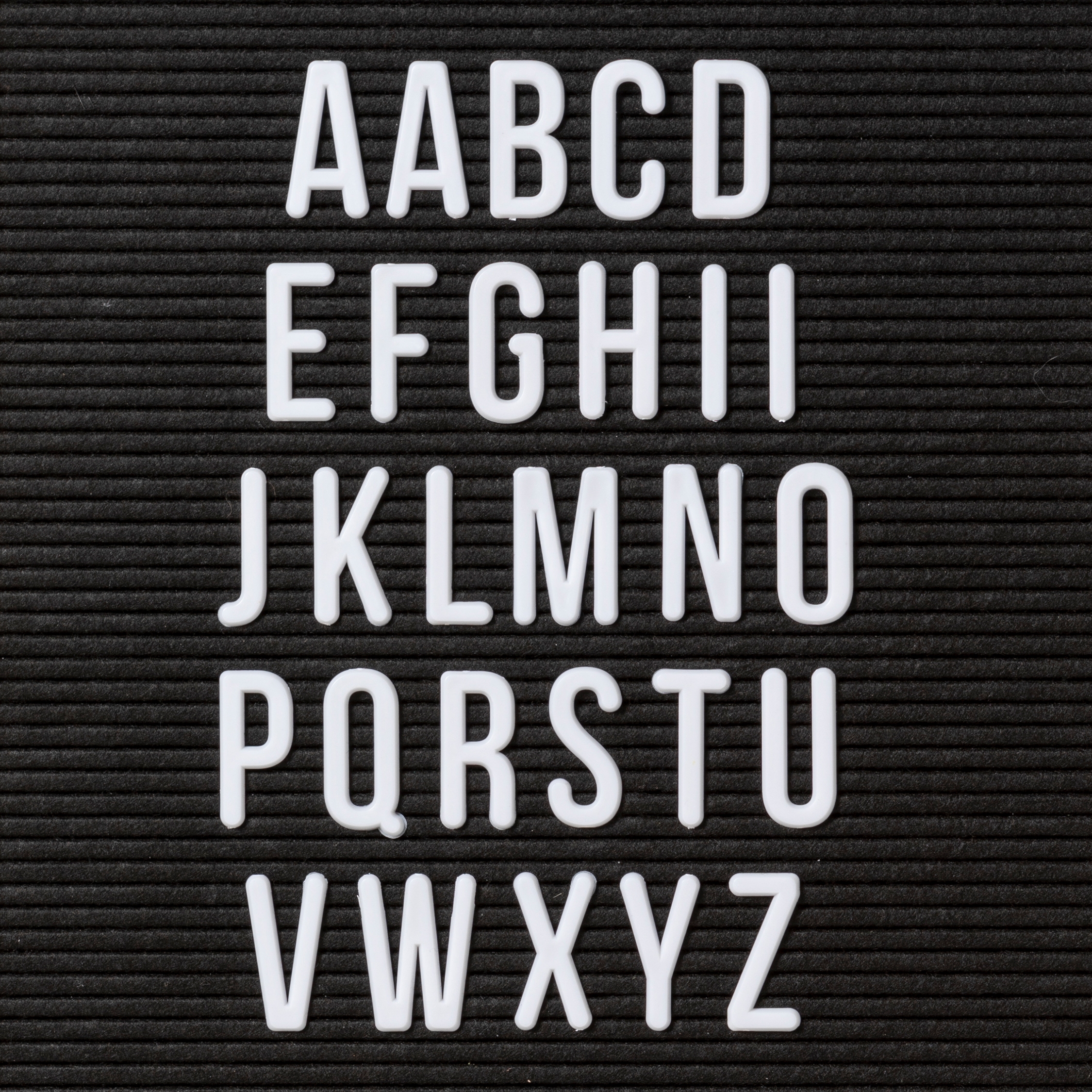NAGA Großformat Buchstabenset für Buchstabentafeln