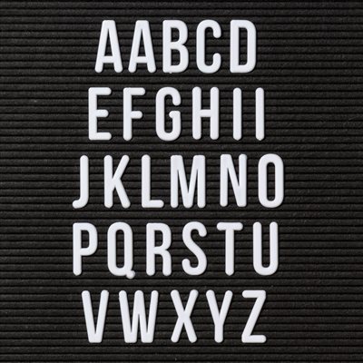 Großformat Buchstabenset für Buchstabentafeln
