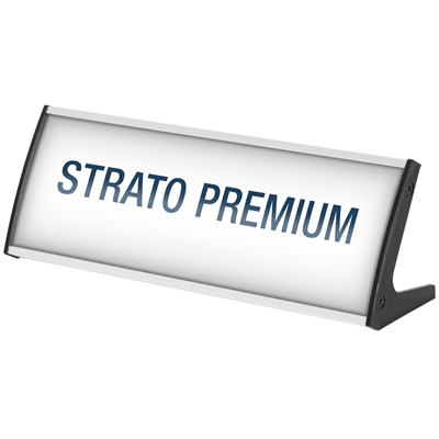 Strato Premium Tischschild – 78x210mm