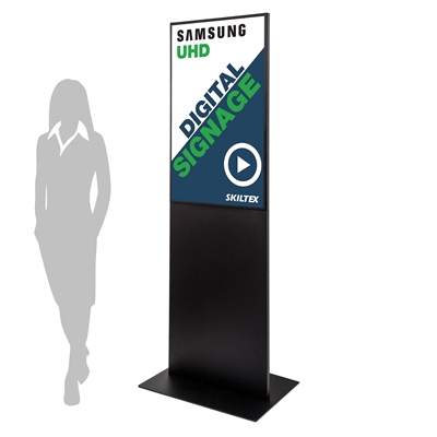 Stream-Line Totem Digitale Infostele mit 43" Display - Schwarz