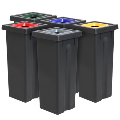 Style Abfallbehälter für Sortierung 53L