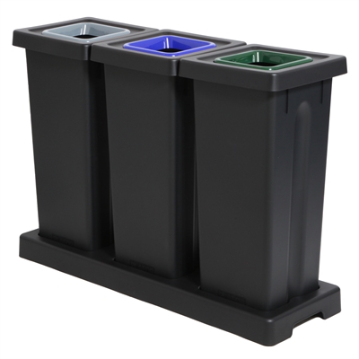 Style Abfallbehälter Sortierungssystem - 3x53L