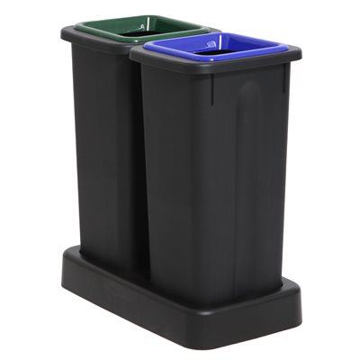 Style Abfallbehälter Sortierungssystem - 2x20L