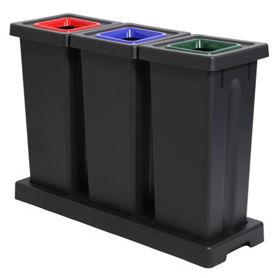 Style Abfallbehälter Sortierungssystem - 3x53L
