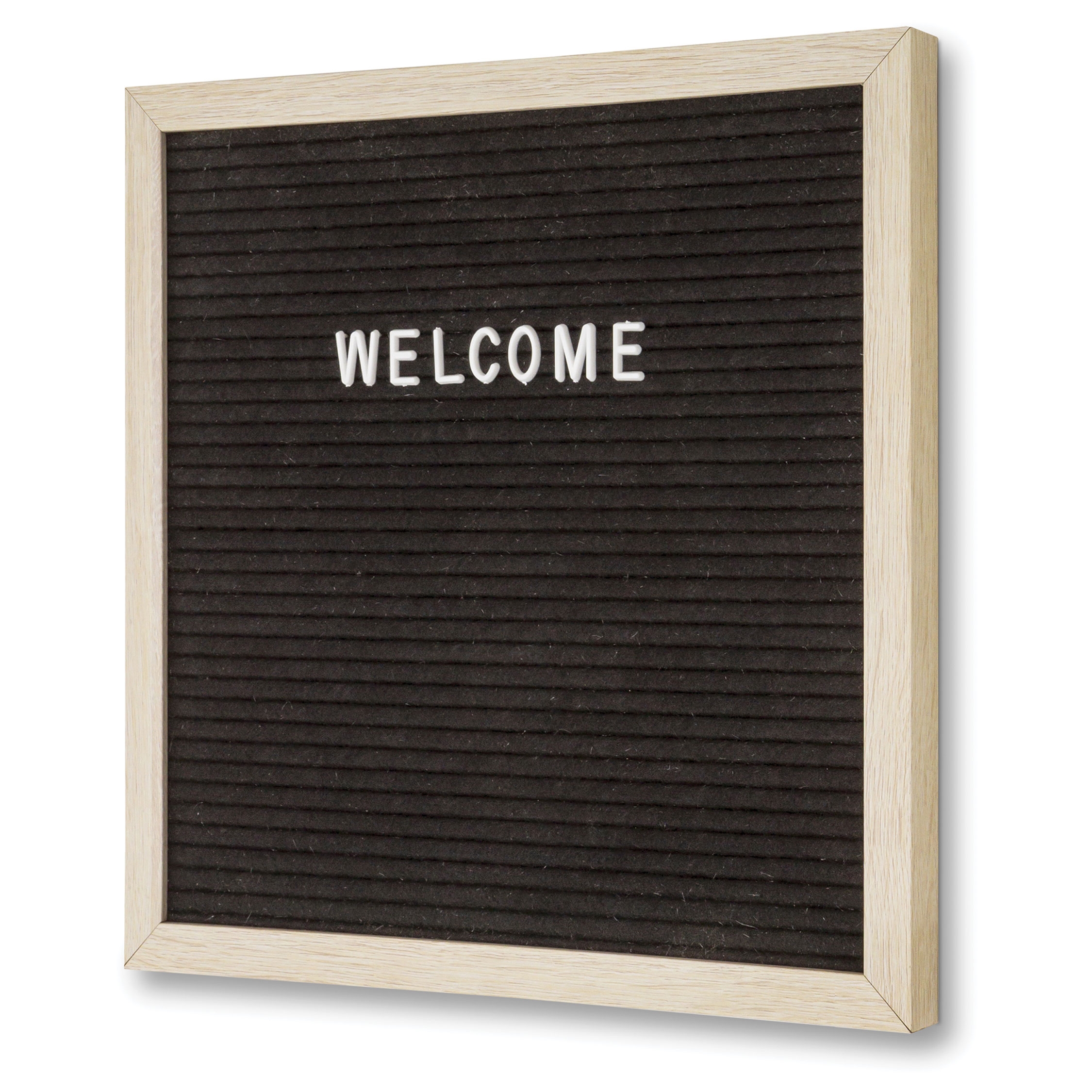 Teak Buchstabentafel Holz - 30x30 cm