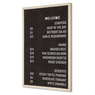 Teak LetterBoard - 40x60 cm