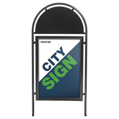 Topschilder für City Sign Kundenstopper - Schwarz