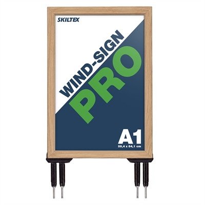 Topteil für Wind-Sign Pro Holzoptik - A1