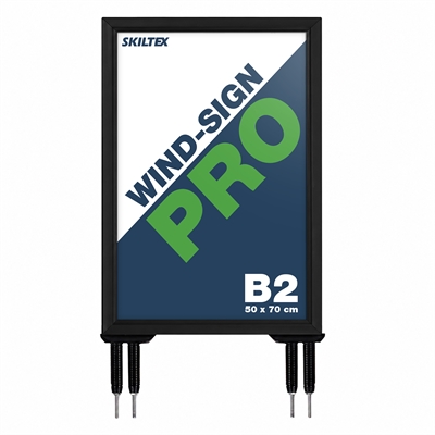Topteil für Wind-Sign Pro Schwarz - B2 (50x70 cm)