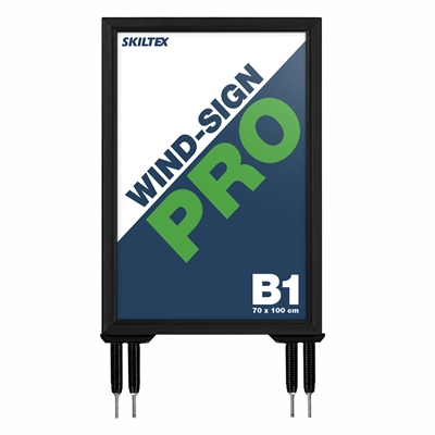 Topteil für Wind-Sign Pro Schwarz - B1 (70x100 cm)
