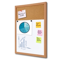 Kleine Whiteboard & Korktafel Kombi, 27,9x20,3cm – Mit Magneten, Stiften & Magic Tape, Für Schreibtisch Oder Wand