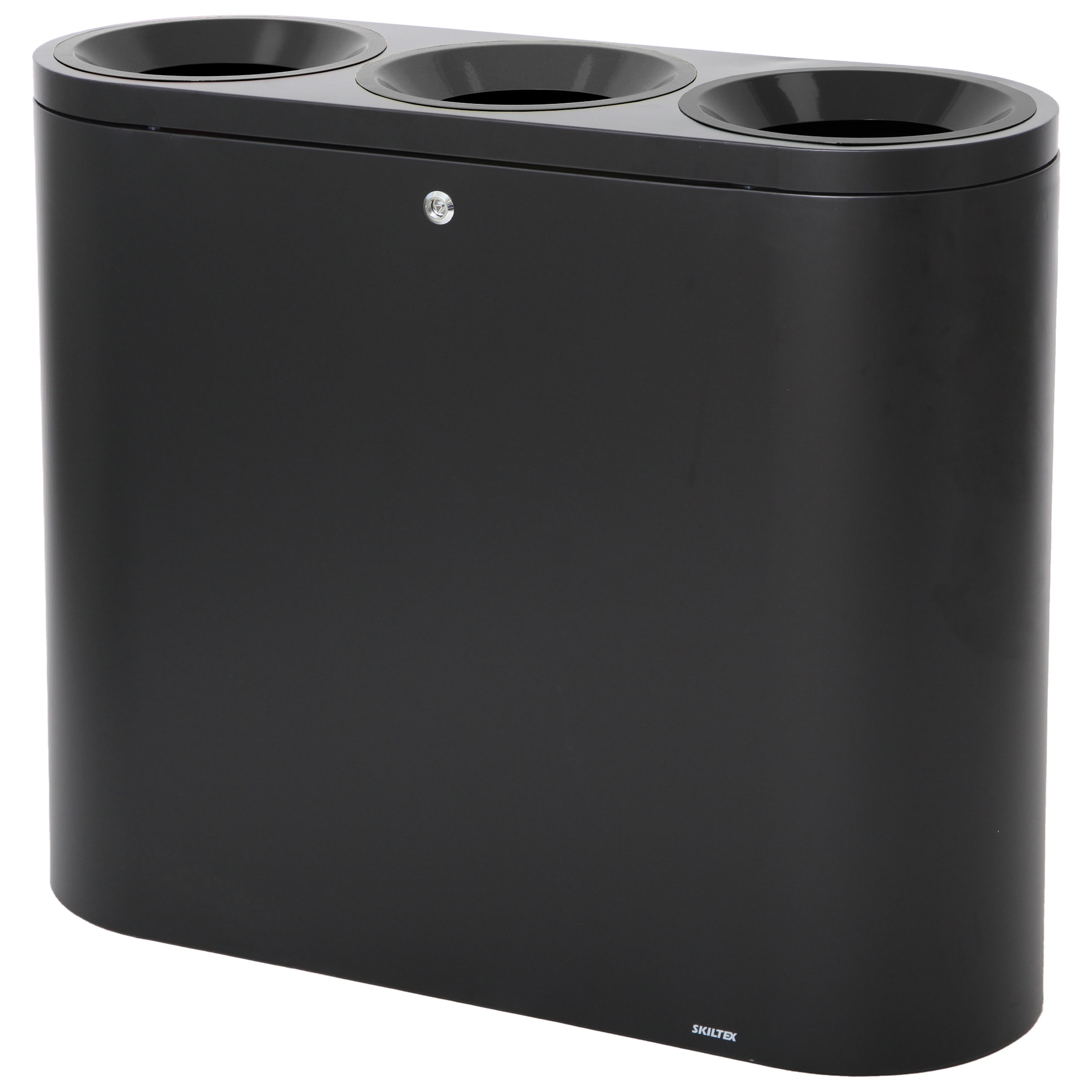 SKILTEX Trio Mülltrennsystem - 3x39L - Schwarz