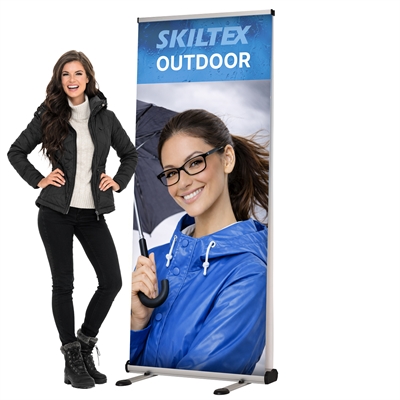 AUẞEN Doppelseitiges Roll Up inkl. Druck - 85 x 200 cm