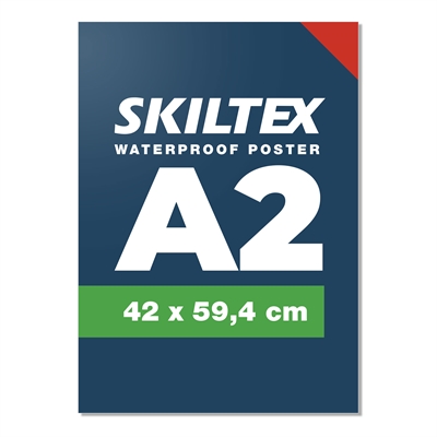 1 Stk. Wasserfestes Plakat für den Außenbereich inkl. Druck - A2