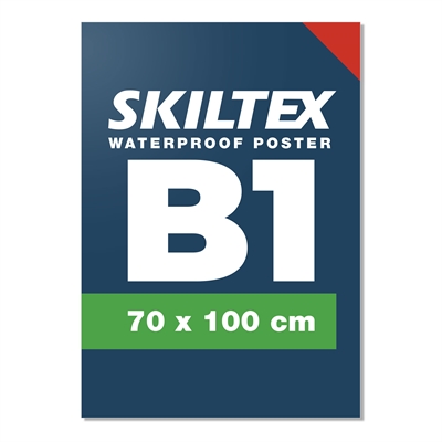1 Stk. Wasserfestes Plakat für den Außenbereich inkl. Druck - 70x100 cm