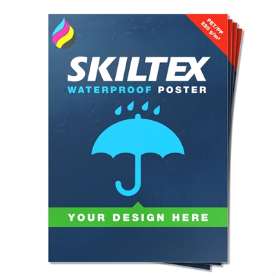 Wasserfeste Plakate mit eigenem Druck